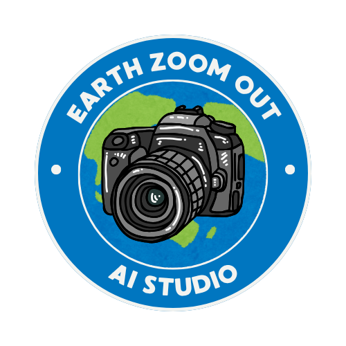 地球缩远动画AI生成器